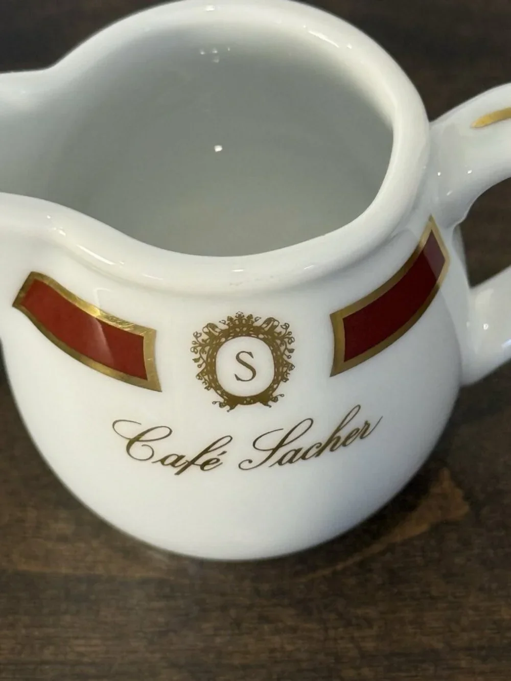 Vintage Cafe Sacher Vienna Bauscher Germany Porcelain Creamer Hotel Ware